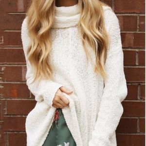 Show Me Your Mumu Cowl Neck Knit Sweater Size XS/Small